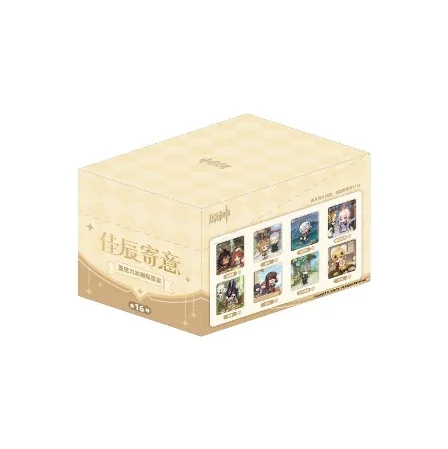 Genshin Impact - Acrylic Magnet Blind Box Display 16 Different Characters A - 16 Unidades